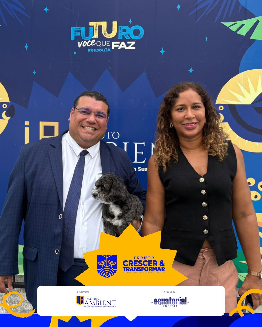 O Instituto Ambient – IA recebeu a visita técnica da analista Cláudia Michelle.